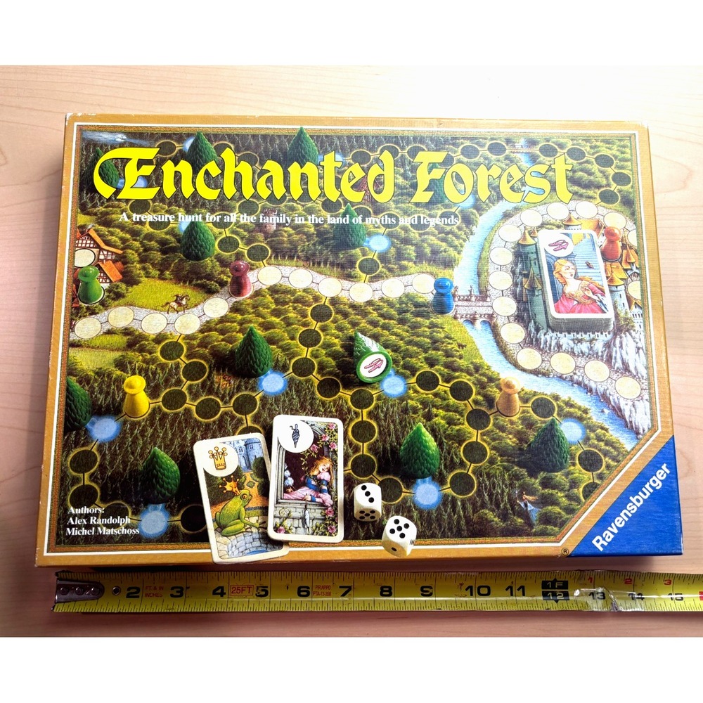 Ravensburger Vintage 1982 Enchanted Forest Board Game Complete Family Fantasy
